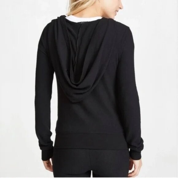 Wildfox Black Zip-Up Hoodie - Picture 2 of 9